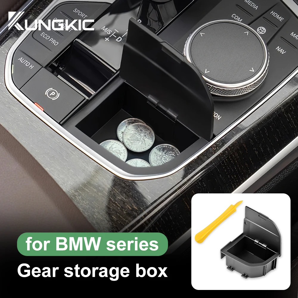 Storage Box for BMW F40 G20 G26 G01 G02 G05 G06 G07 2 3 4 Series I4 X3 X4 X5 X6 M4 Modificate LHD Car Console Gear Shift Lever