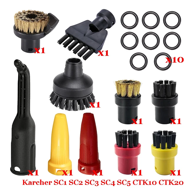 Voor Karcher Sc1 Sc2 Sc3 Sc4 Sc5 Sc7 Ctk10 Ctk20 Handheld Stoomborstelkop Krachtige Nozzle Vervanging Stofzuiger Onderdelen