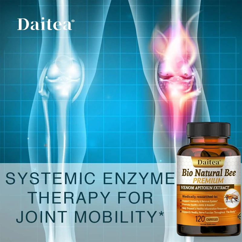 Joint Comfort Capsules, with Bee Venom Extract, Glucosamine Chondroitin, Joint Flexibility & Movement Support, Promote Muscle