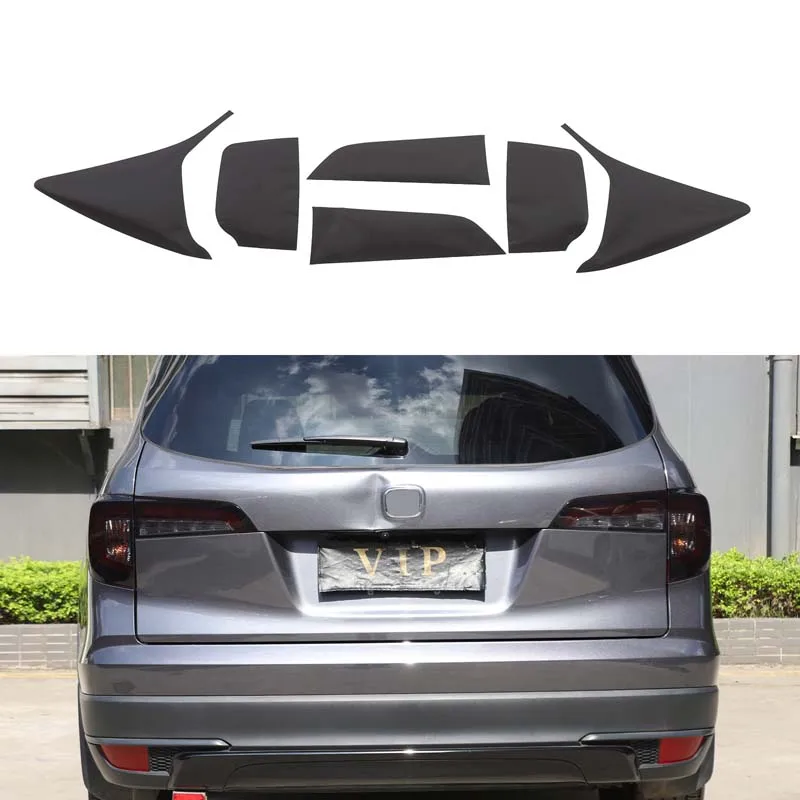 

For Honda Pilot 2016-2022 Automotive Rear Headlight Film Sticker PVC Black Car Tail Light Film Accessories