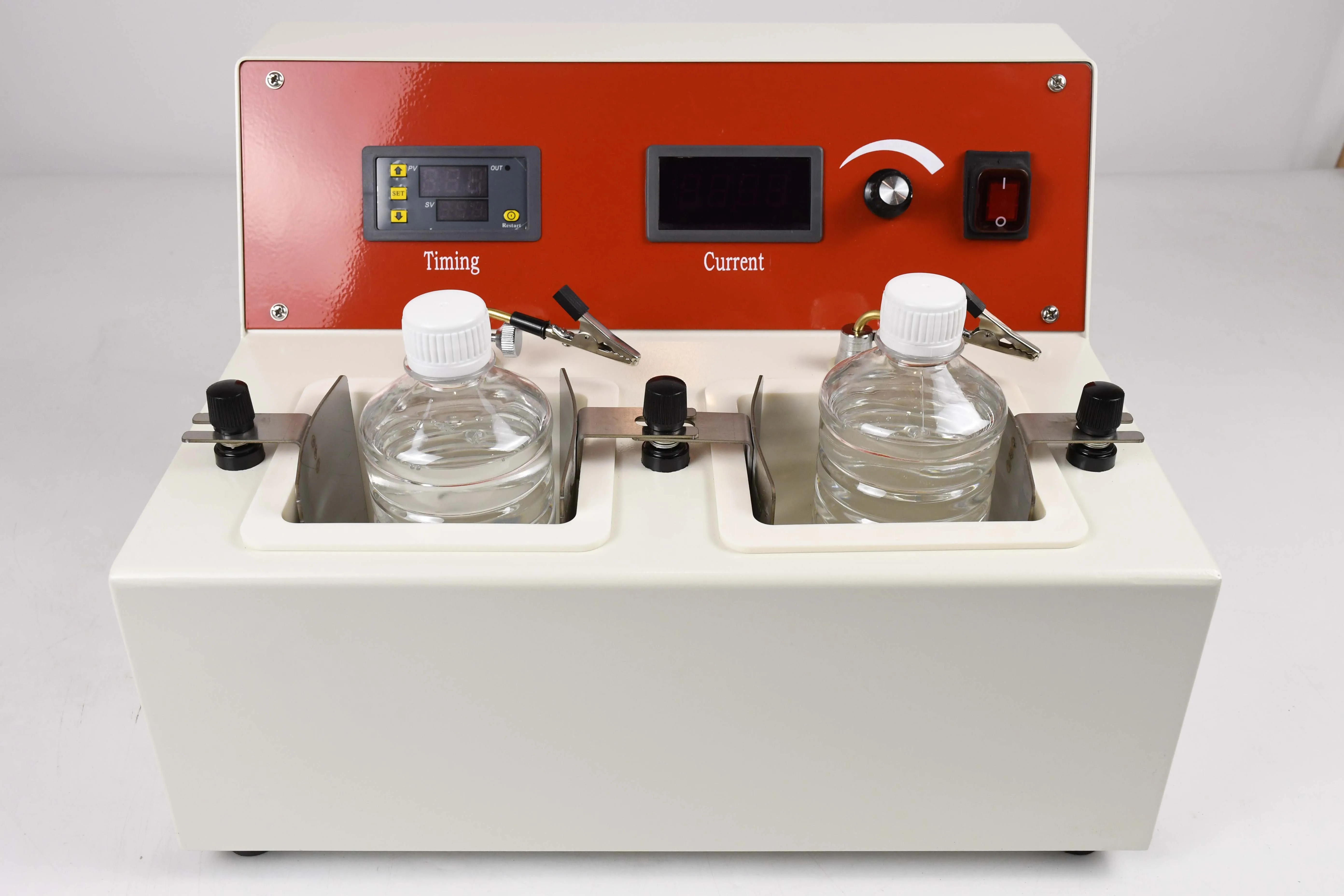 Dental Lab Equipment Electrolytic Polisher Polishing Unit With Two Water Bath