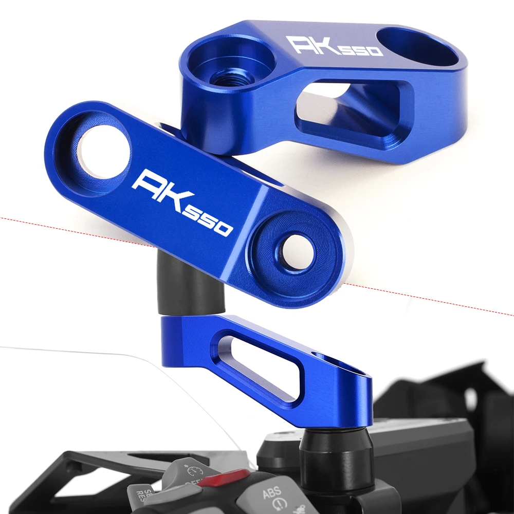 

For KYMCO AK 550 ak550 XCITING 400 500 Downtown 125 200i 300i 350i X-down Motorcycle Accessories Mirrors Riser Extension Bracket