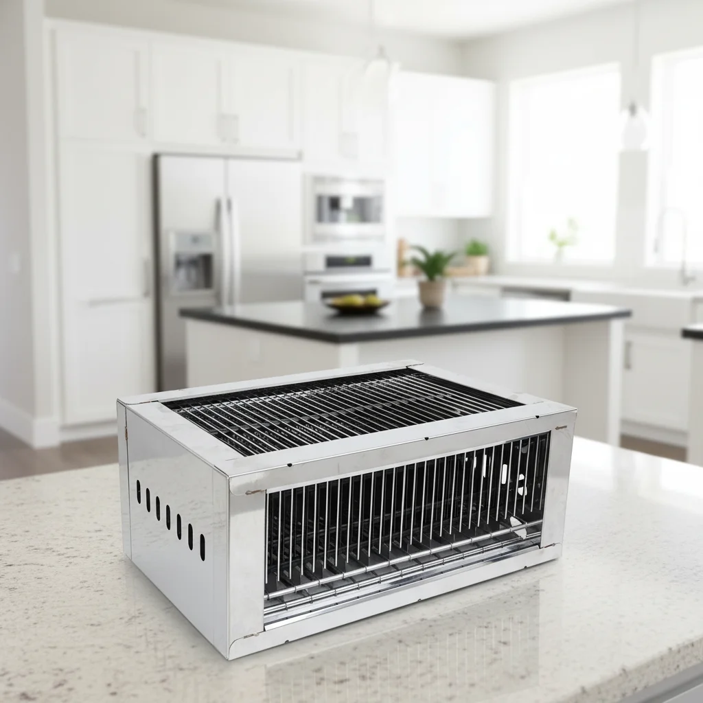 Electrostatic Plasma Engine Fume Extractor Kitchen Air Cleaner with Stainless Steel Construction for Commercial Use 220V