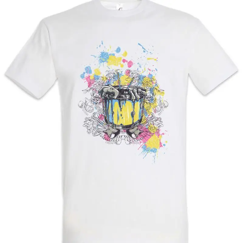 Color Pot With Zombie Hands T Shirt Tattoo Tattooist Holi Latin Latino Drummer