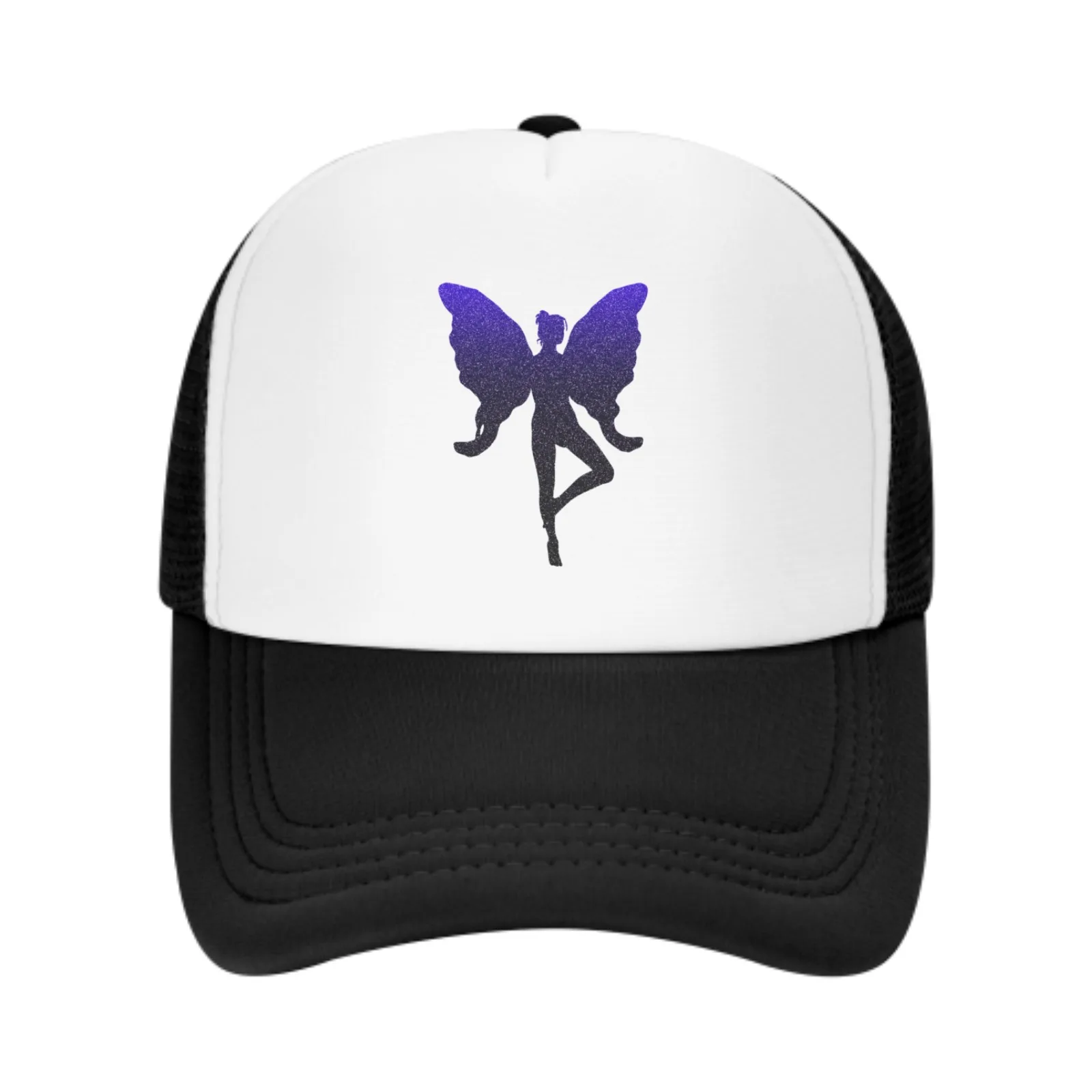 Ethereal Petal Spirit Print Mesh Baseball Cap Trucker Hats Sports Outdoor Adjustable Washed Snapback Dad Hat