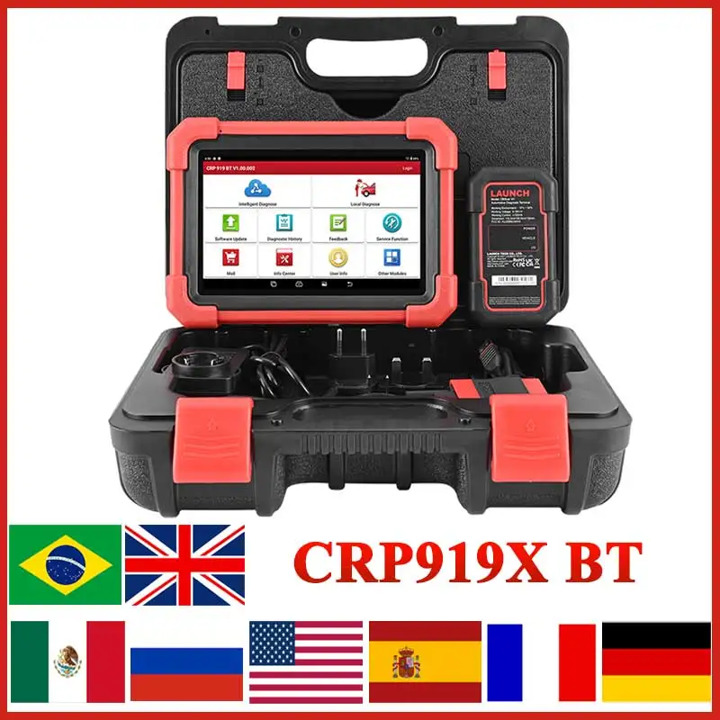 

On Sale - LAUNCH X431 CRP919X BT Diagnostic Tools Obd2 Scanner Automotive Code Reader ECU Coding Diagnosis 2024 Launch CRP919X