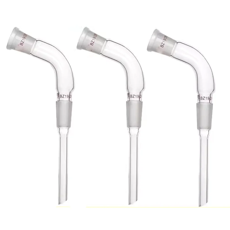 105 degree distillation device receiving pipe standard ground 24/29 distillation vacuum receiving pipe