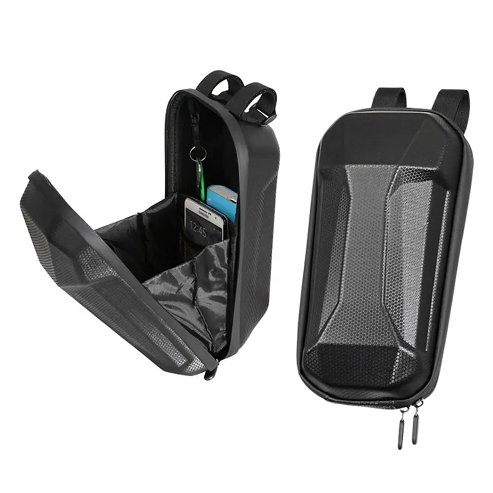 Image of Trendige 2-4L Elektroroller-Fronttasche EVA Wasserdichte Fahrradtasche Hartschalen-Reflektierende Aufbewahrungstasche