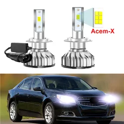 2Pcs Car LED Headlight Bulbs For Chevrolet Chevy Malibu LS 2013 2014 2015 (Fit Original halogen bulbs model only)