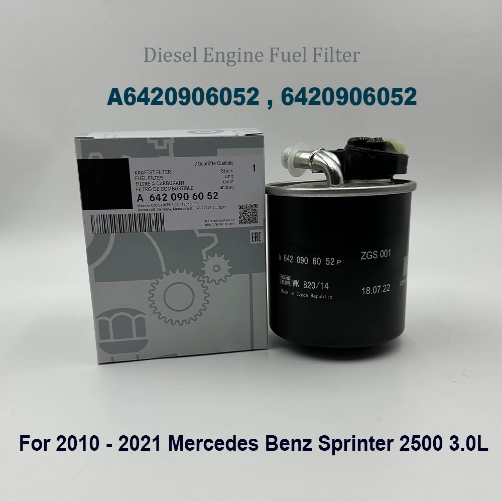 A6420906052 6420906052 Fuel Filter A6420903152 For Benzz C350 CLS350 E350 GL350 Sprinter 2500 3500 OM651 OM642 WK820/14