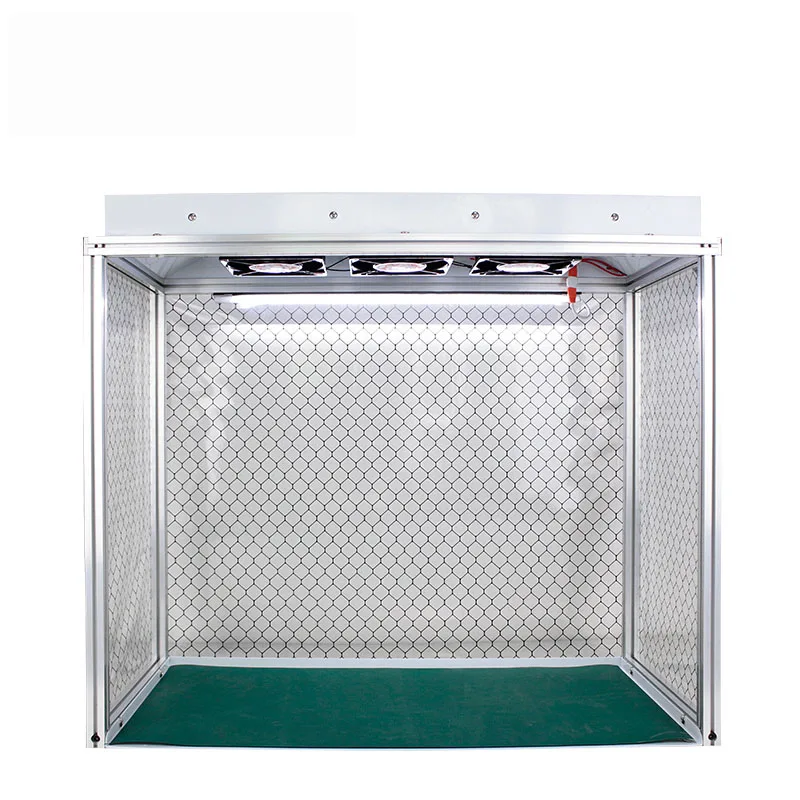 Film Dust-free Workbench Burst Screen Repair Paste Dry Adhesive FFU 100 Class  Clean Anti-static Aluminum Profile