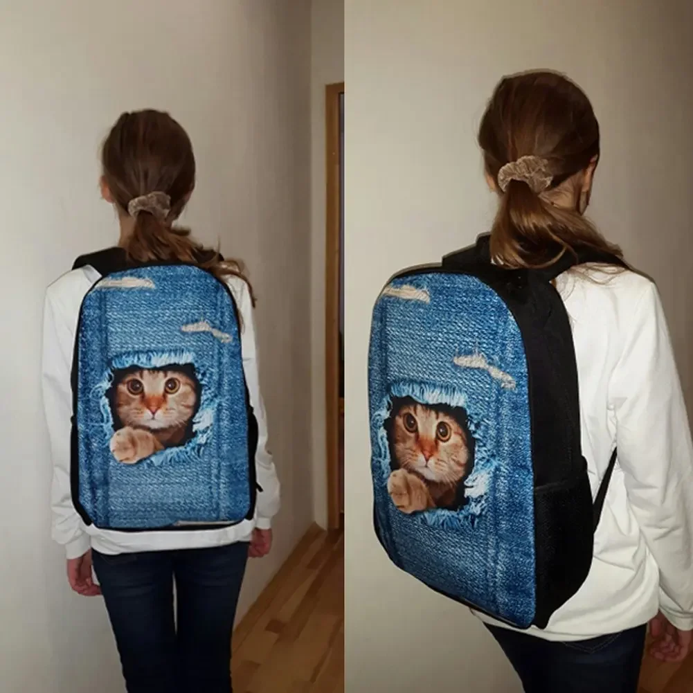 Sac à Dos d\'École Personnalisé avec Image pour Enfant Garçon et Fille, Cartable pour Élèves du Primaire, 16 ans