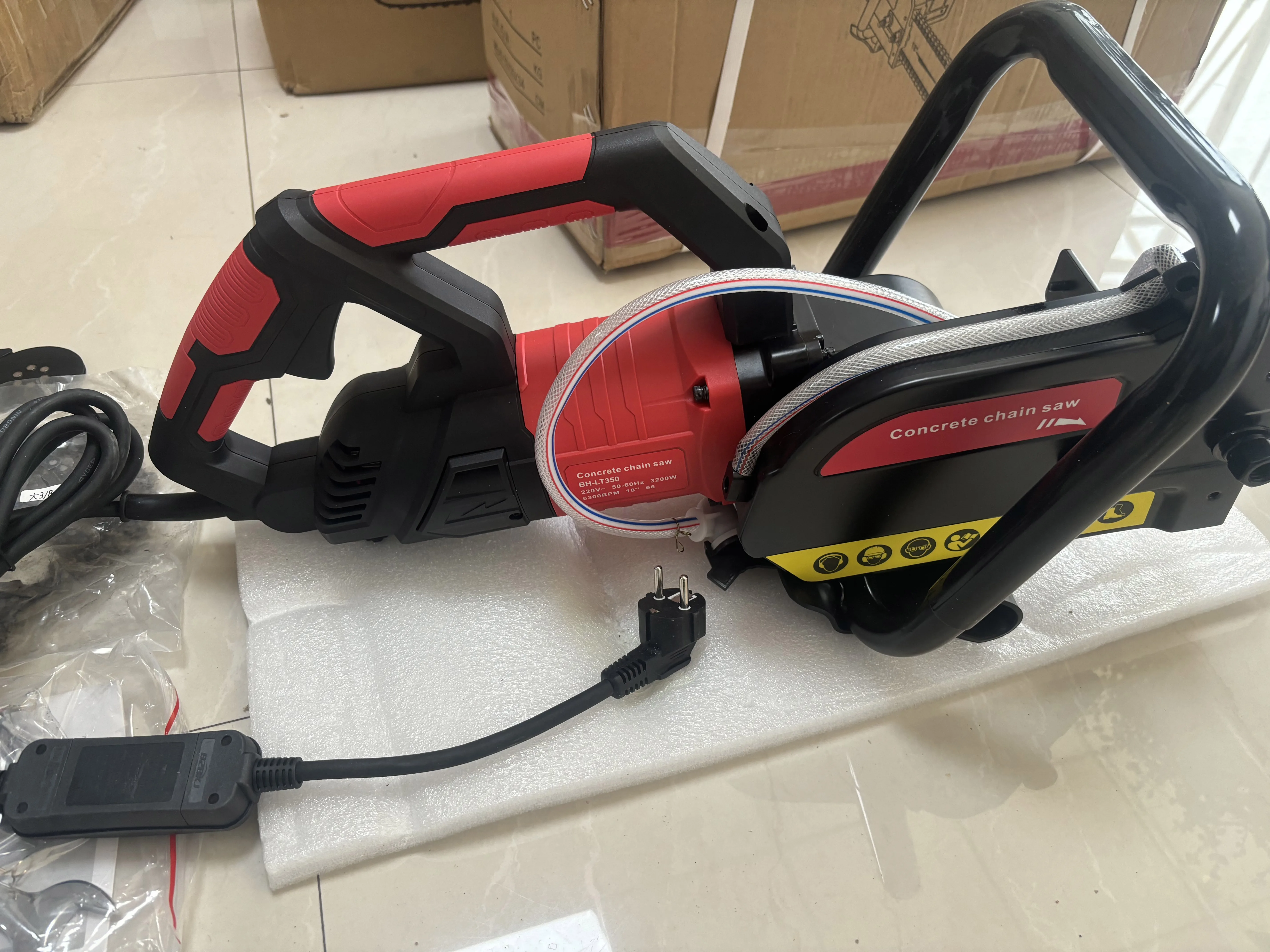 

340 mm 470 mm Cutting Depth Portable Handheld Reinforced Power Tools Electric Power Concrete Chainsaw