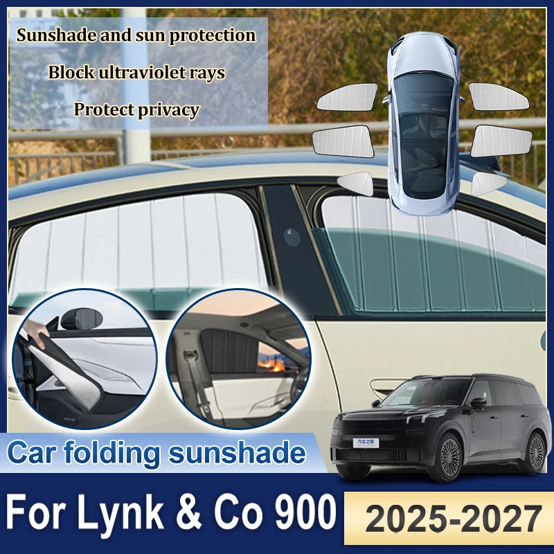 

Складной солнцезащитный козырек для Lynk Co 900, аксессуары 2025 2026 2027, солнцезащитные шторки на боковые окна, защита от солнца и посторонних глаз, элементы обвеса