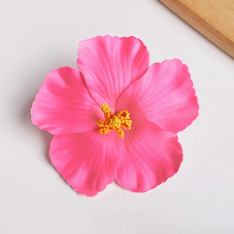 2/5 stücke Hawaiian Blume Haar Clip Sommer Strand Geburtstag Party Hochzeit Dekoration Mädchen Künstliche Ei Blumen Haarnadel Zubehör – Detail 8