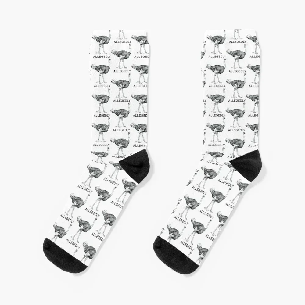 

Allegedly Socks funny gifts Rugby hiking custom sports Mens Socks Women's