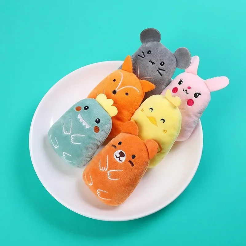 

Cat Toys Interactive Pet Products Cat Toy Mouse Fox Dinosaur Cute Shape Plush Soundmaking Teeth Cleaning Teeth Toy