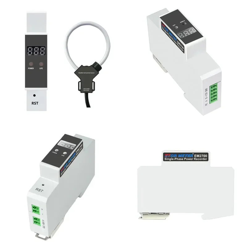 EM2840 Online Surge Detector 100kA Flexible Coil Counts and Amplitude Recording Lightning Strike Current Online Detector