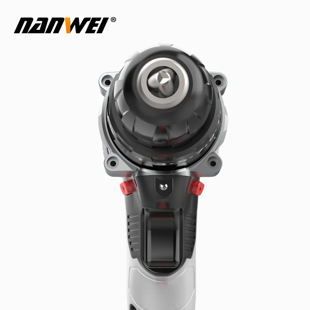 NANWEI electric drill screwdriver rechargeable cordless electric drill electric tool household hand electric drill