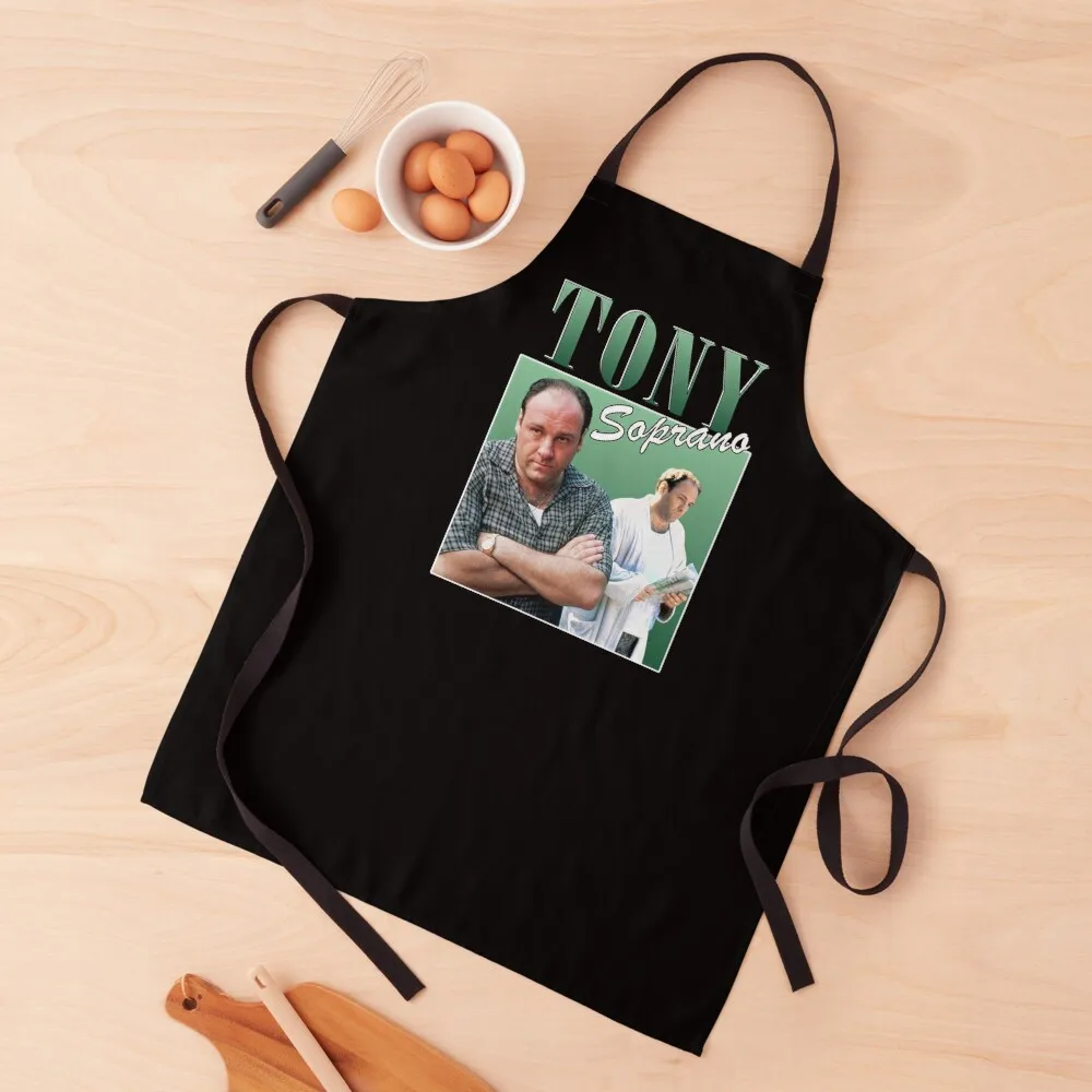 

Tony Soprano Retro Design Apron Kitchen Things For Home manicurist Kitchen Utensils Korean Apron