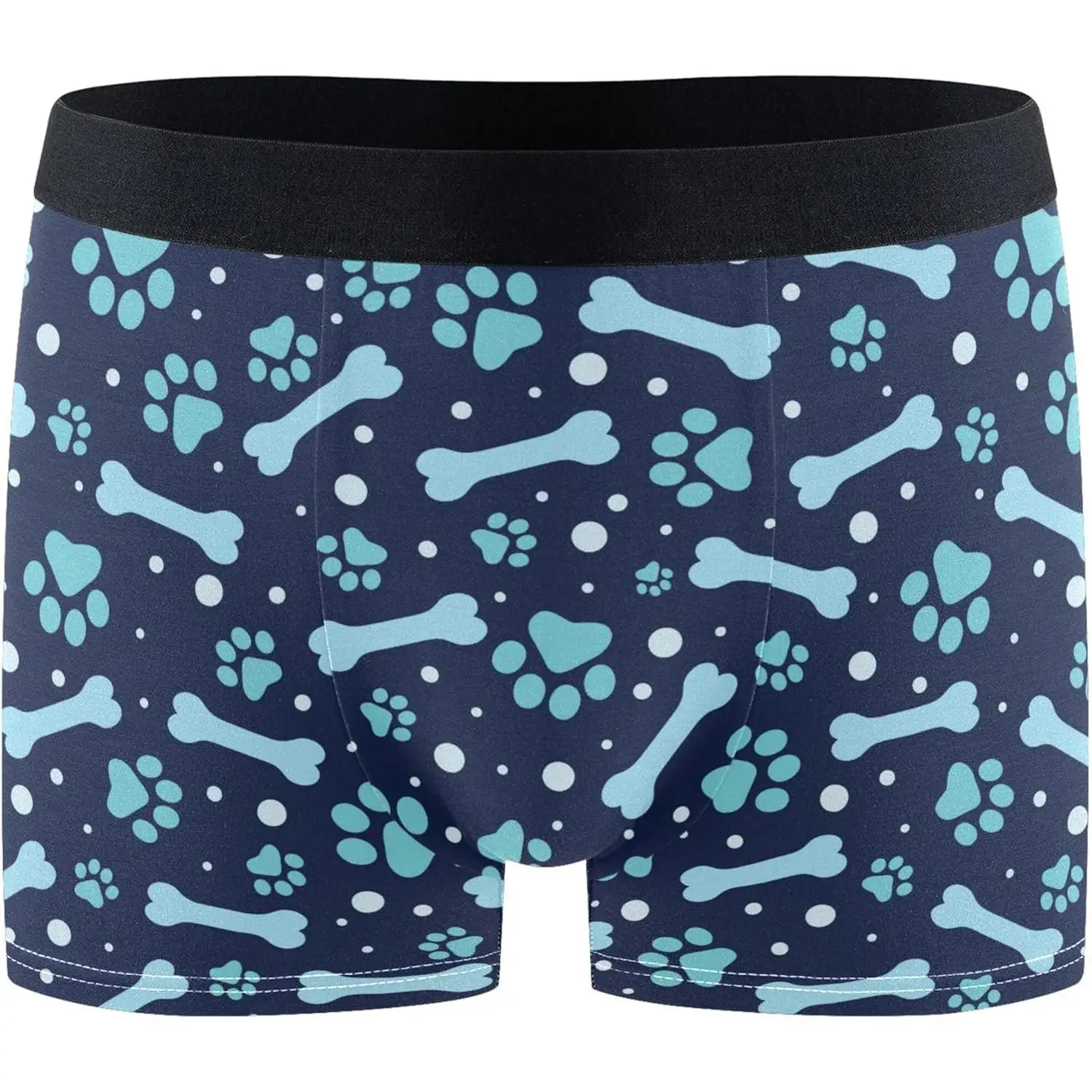 

Men's Boxer Briefs Cute Pattern Soft Breathable Underwear with Stretch Waistband Tagless Breathable Short Trunk