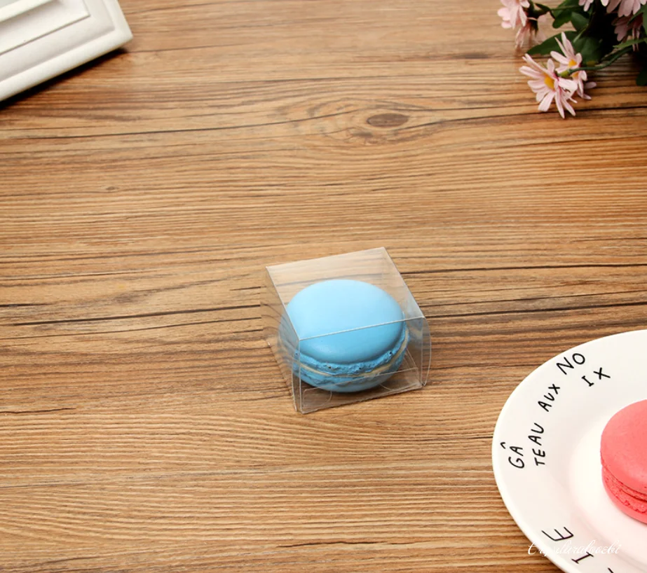 10pcs Clear Plastic Packaging Boxes Different Sizes PVC Cosmetic Bottle Electronic Gift Boxes Cake Candy Macaron Packing Box image 3