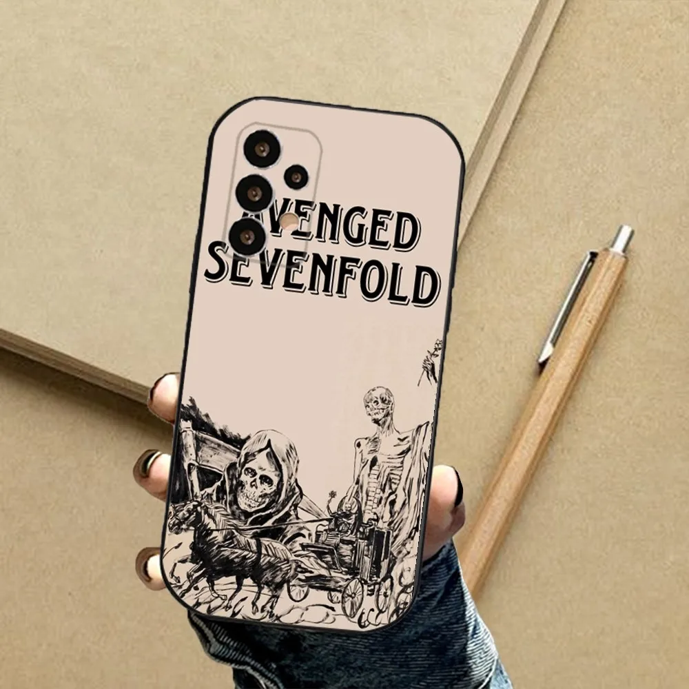 A-Avenged Sevenfold Phone Case For Samsung S24,23,23,22,30,21,10,9,Note20 Ultra,Lite,Ultra,5G,Plus,FE,Black Soft Case