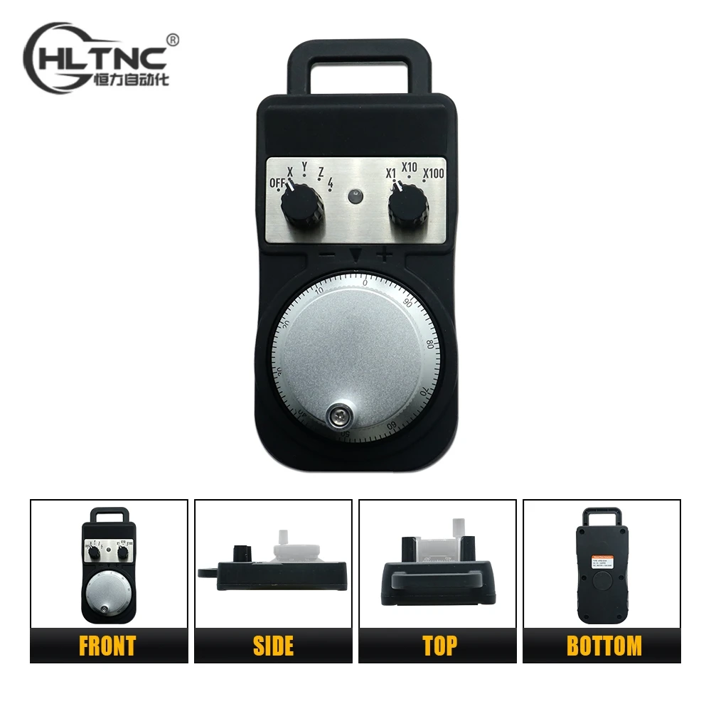 CNC Manual Pulse Generator 4 / 6 Axis SKT MPG Pendant Handwheel 5V For Siemens MITSUBISHI FANUC System 5V-24V CNC Controller