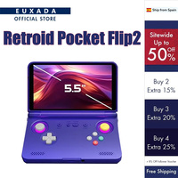 Retroid Pocket Flip2 Handheld Android SD865/5.5”1080p Oled Wifi6 Handheld Portable Gaming Console With Hall Rockers Custo