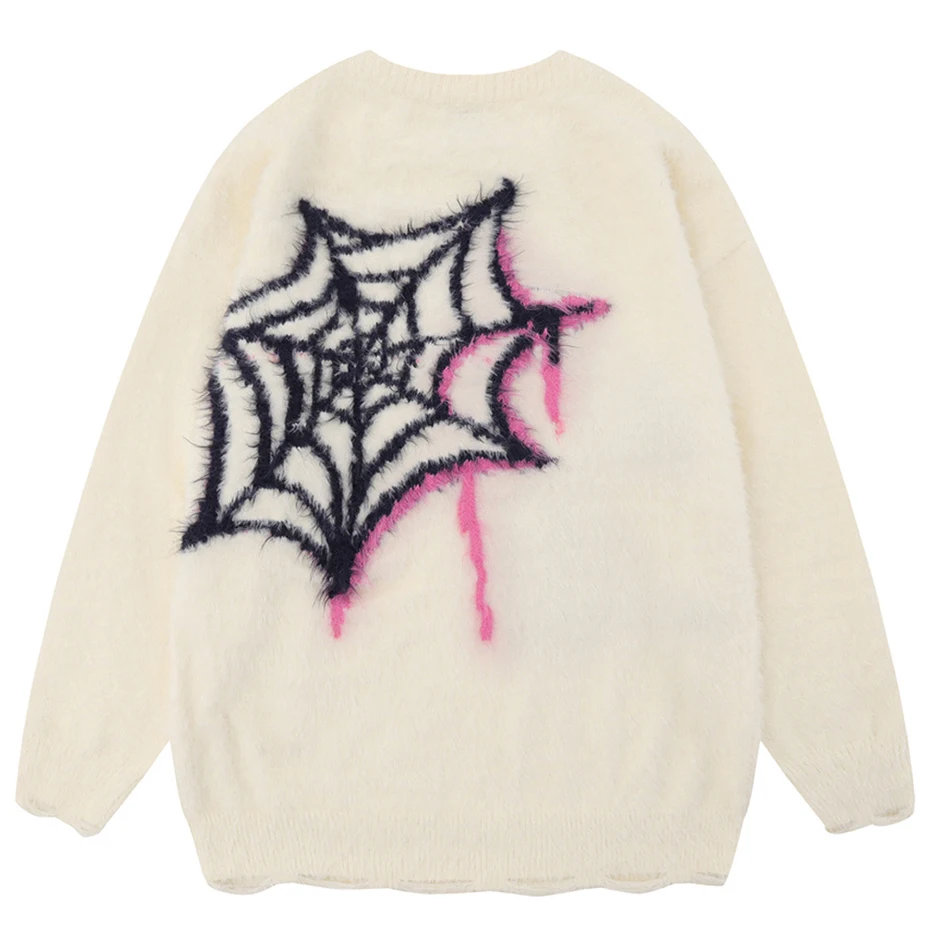 Star Spider Sweater Goth Punk Harajuku Hip Hop Streetwear Sweaters