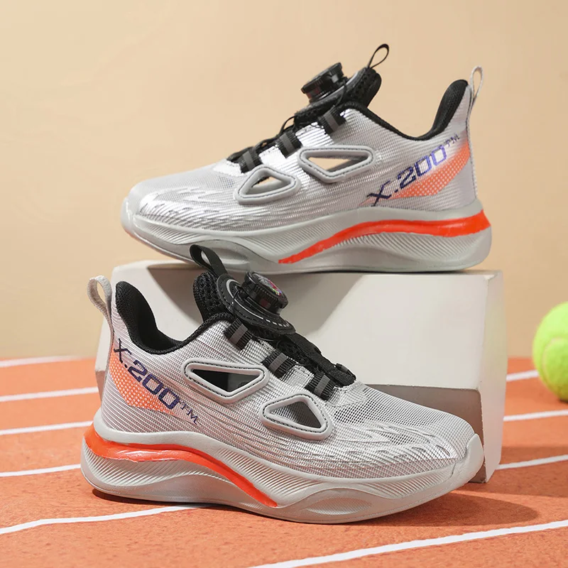 

Children's sport open-toe sandals with high-end rotating buttons, casual summer breathable shoes, MDH-268