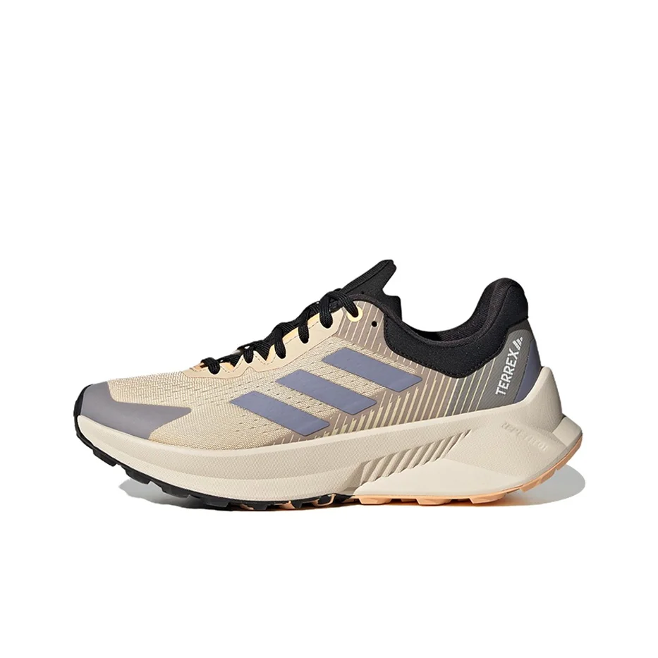 Adidas Terrex Soulstride Trail Running Shoes Women's Low Top Brown Black Gray HP6179