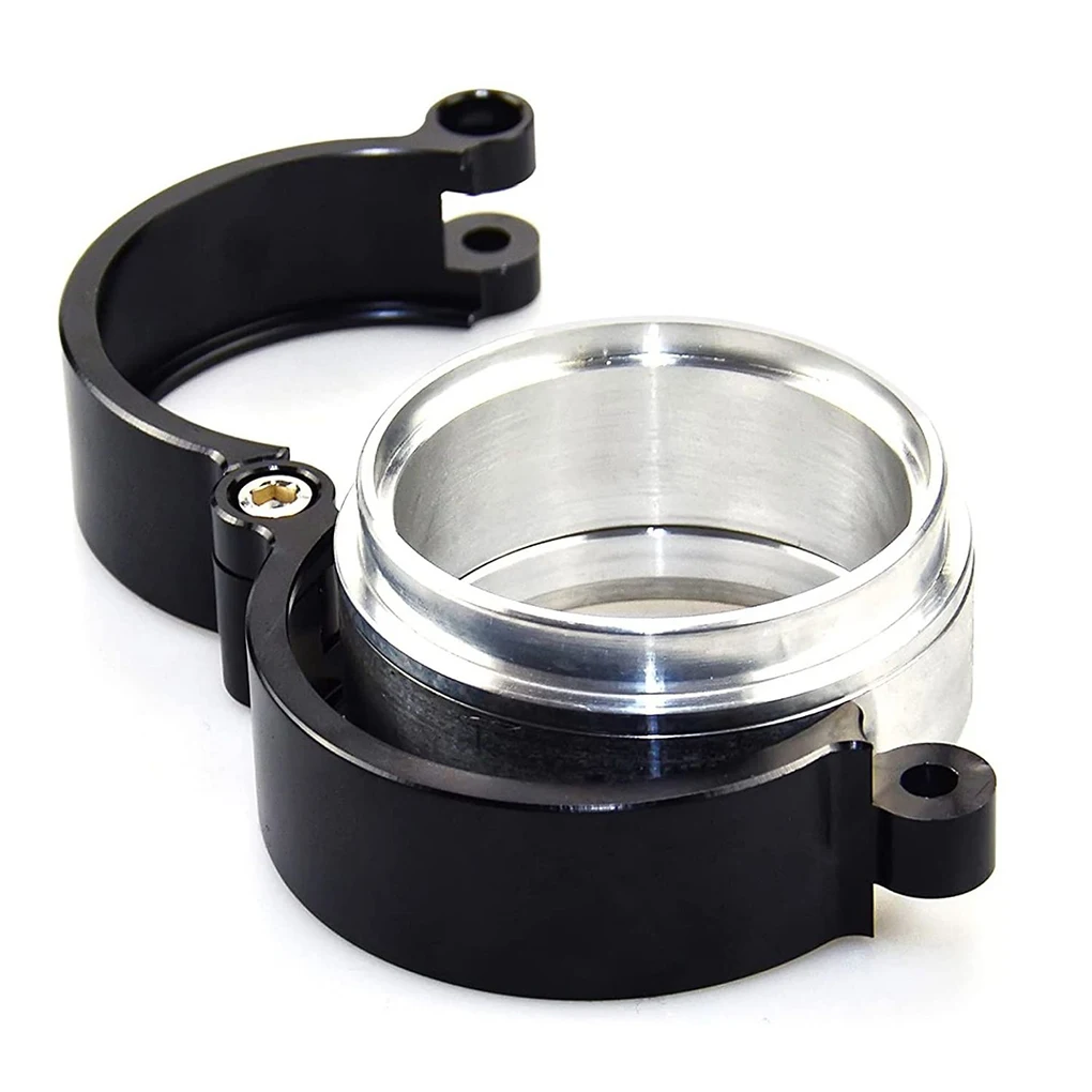 Aluminum Alloy 76mm Exhaust V Band Clamp Turbo Exhaust Pipe Vband Clamp With Flange System Assembly