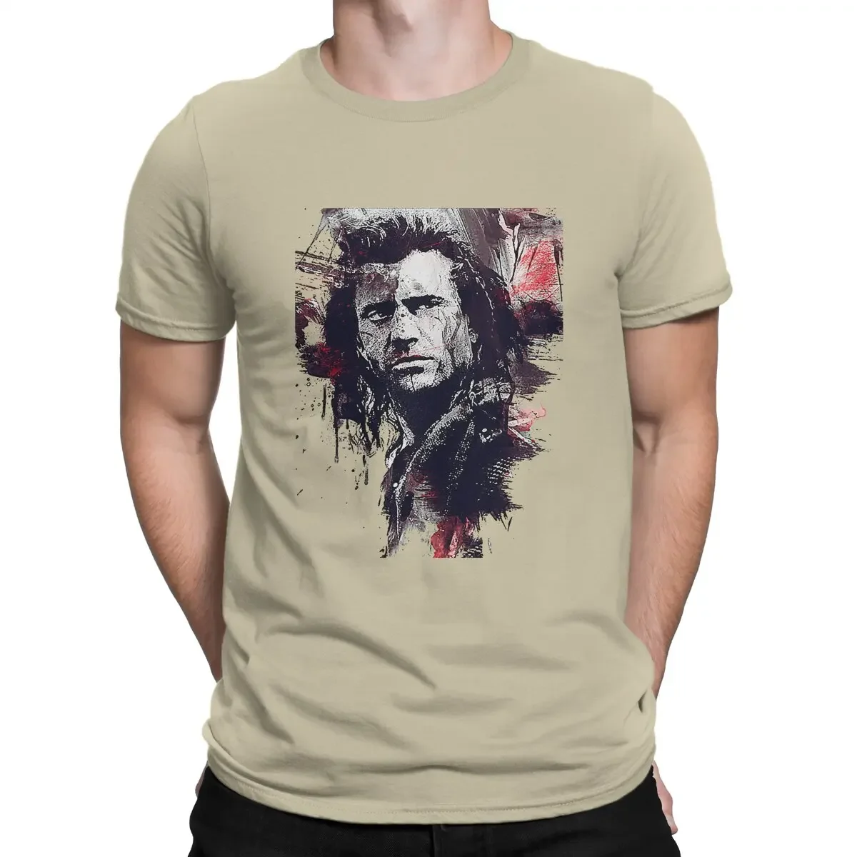 Braveheart William Wallace 100% Cotton Clothing Vintage Short Sleeve Round Neck Tees New Arrival T-Shirt Men Wallace  Cotton new