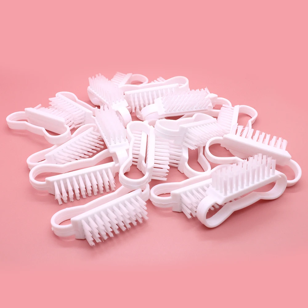 50Pcs/Box Butterfly Handle Nail Brush Wholesale Cleaning Dust Nail Art Manicure Pedicure Soft Hair Clean Brushes For Home/Salon