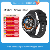 HAYLOU Solar Ultra GPS Smartwatch 1.6” AMOLED Display 5ATM Waterproof Built-in GPS Bluetooth Phone Calls Sports Smart Watch