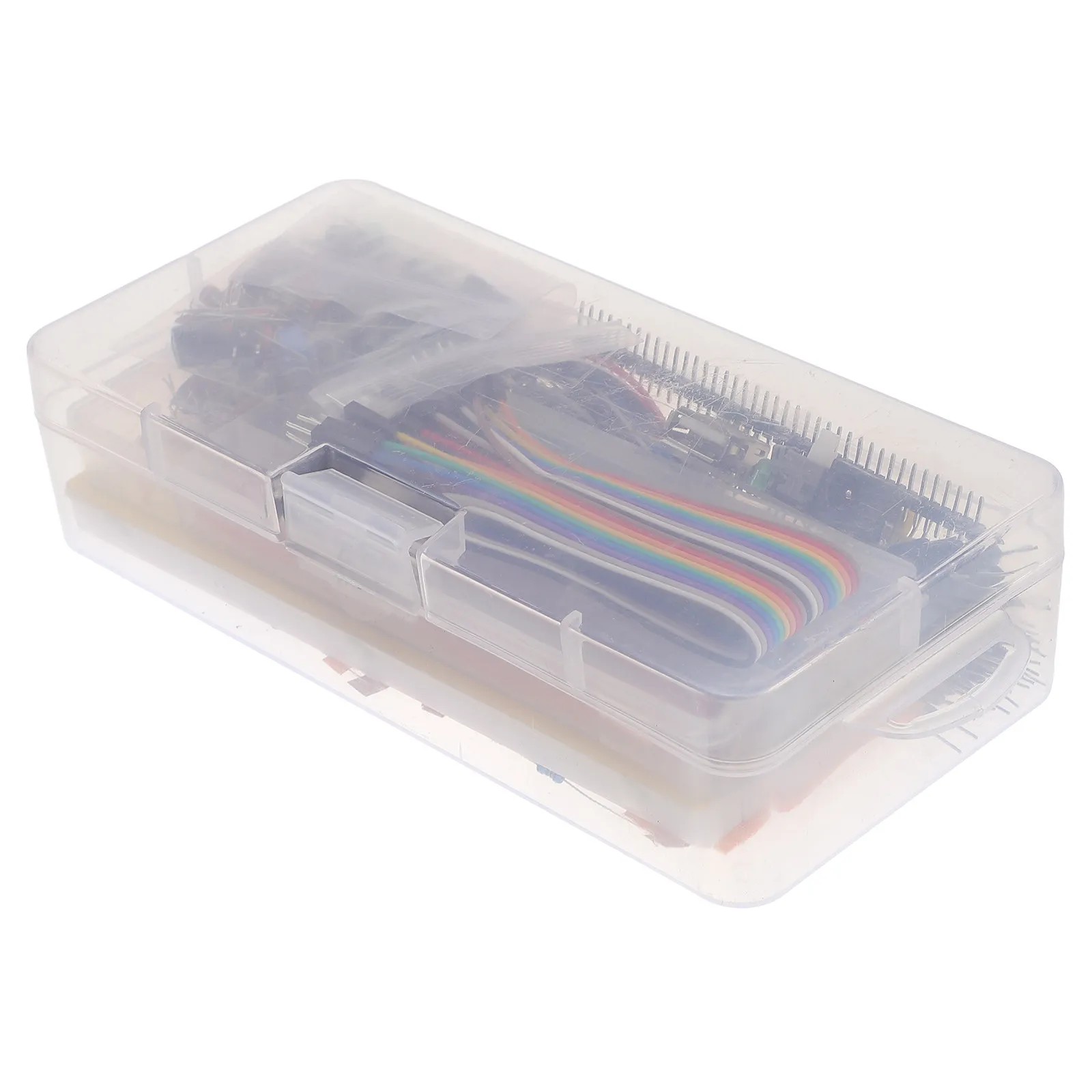 

Набор электронных компонентов для начинающих: комплект для самостоятельной сборки, экспериментов по электронике, макетирования схем на макетной плате, модуль питания