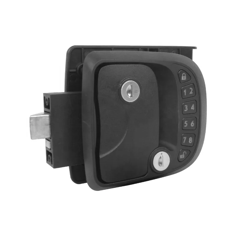 TYTXRV Remote Control Password Three-in-one Rv Door Lock Double Insurance Zinc Alloy Material Anti-thef Caravan Password Lock