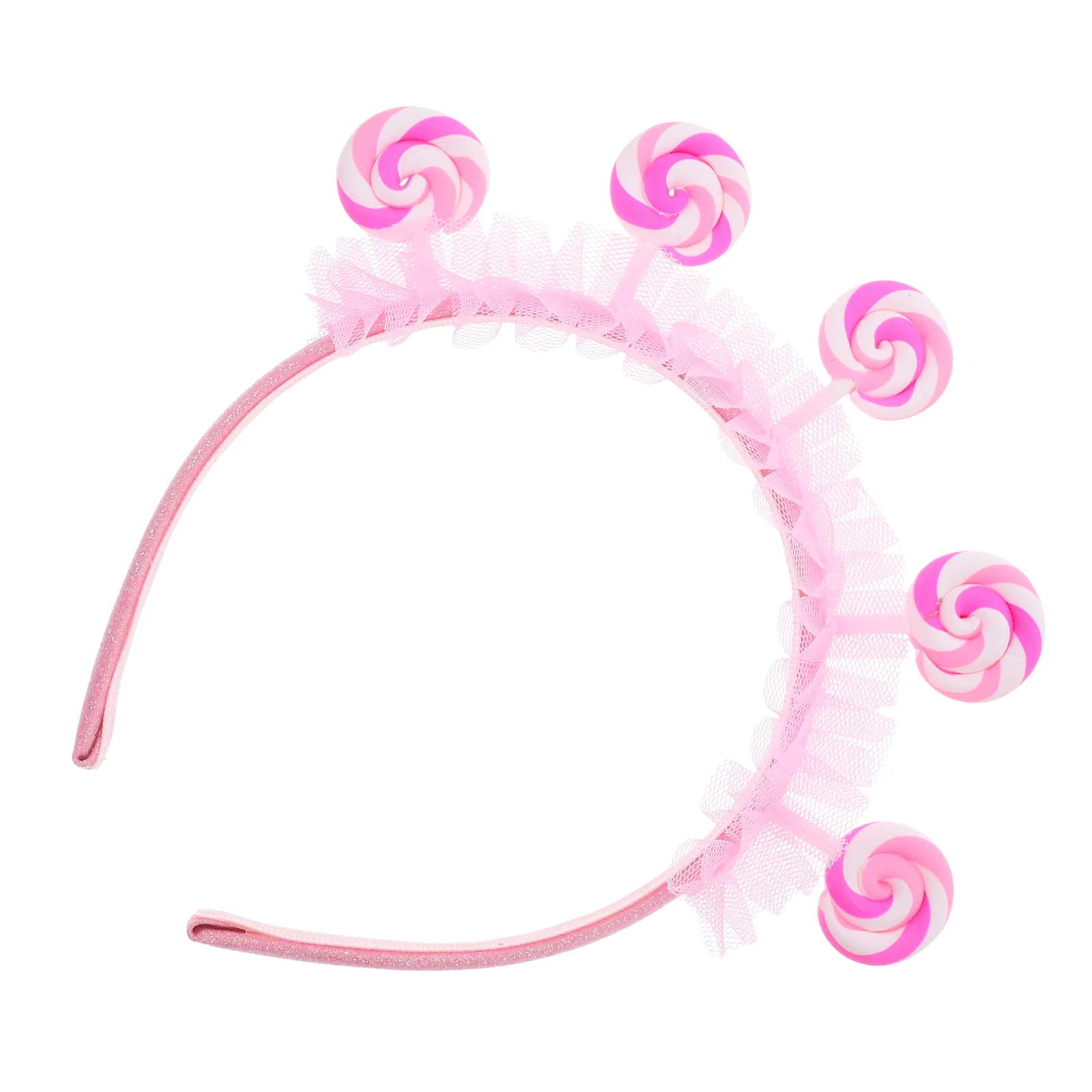 Children's Headband Candy Cane Accessories for Costume Lollipop Headbands Candyland Princess Themed Accessory