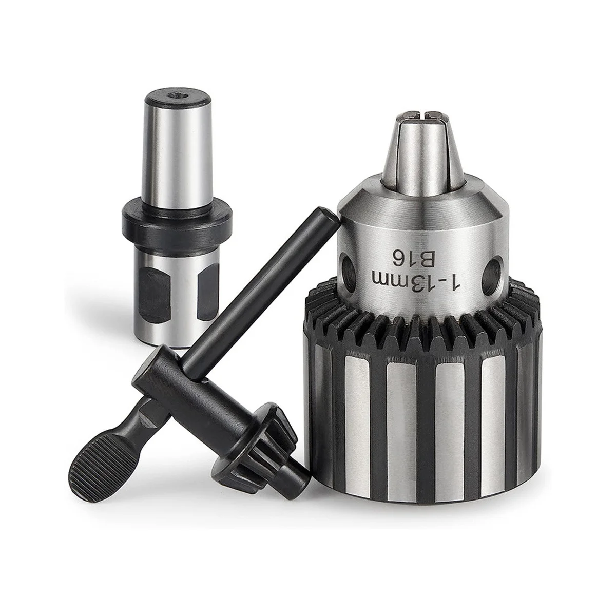 Super Heavy Duty 1/2 Inch (1-13mm) Magnetic Drill Chuck with 3/4 Inch Weldon Shank Adapter