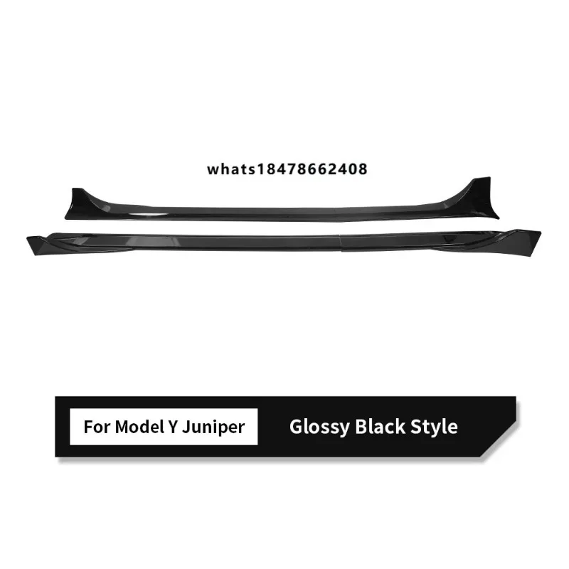 

Model Y Juniper Dry Carbon Black Easy Installation Car Body Kit Side Skirts