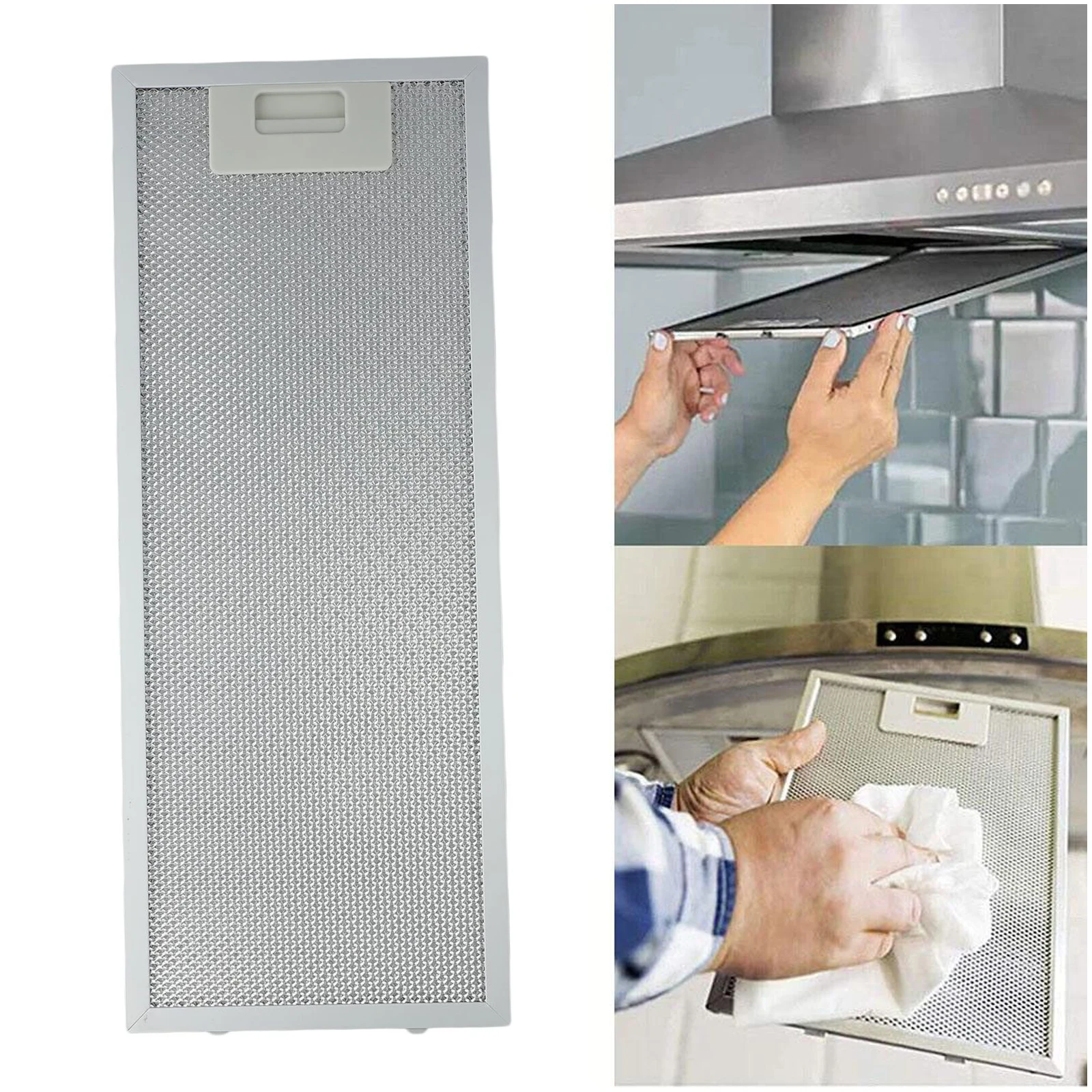 Remove Smell Metal Mesh Extractor Vent Filter Extractor Vent Easy Installation Extractor Vent Long Lasting Metal Mesh