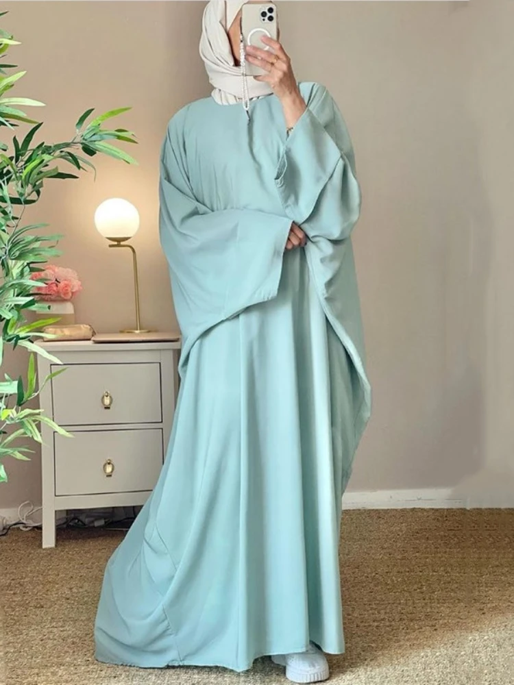 Ramadan Eid Mubarak Abaya Women Dress Muslim Morocco Kaftan Dubai Turkey Prayer Garment Abayas for Women Robe Femme Musulmane