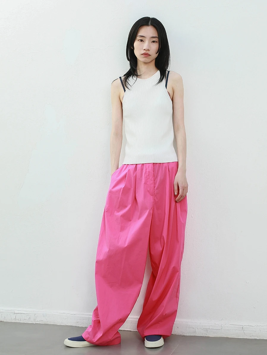 

High Waist Loose Fit Long Trousers Women's plus Size Elastic Waist Commuter Sle Faionable Casual Pants