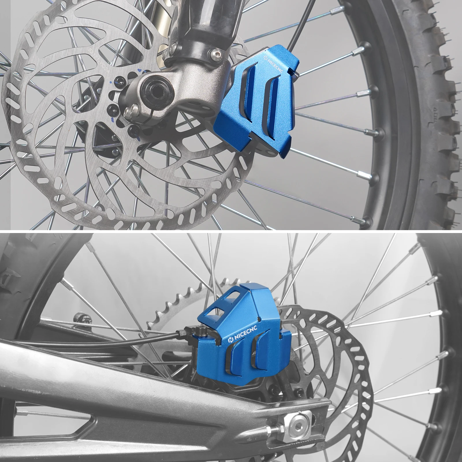 

NICECNC For Surron Light Bee X Front Rear Brake Caliper Guard Cover Protector Kit For Sur-Ron Light Bee S L1E Segway X160 X260