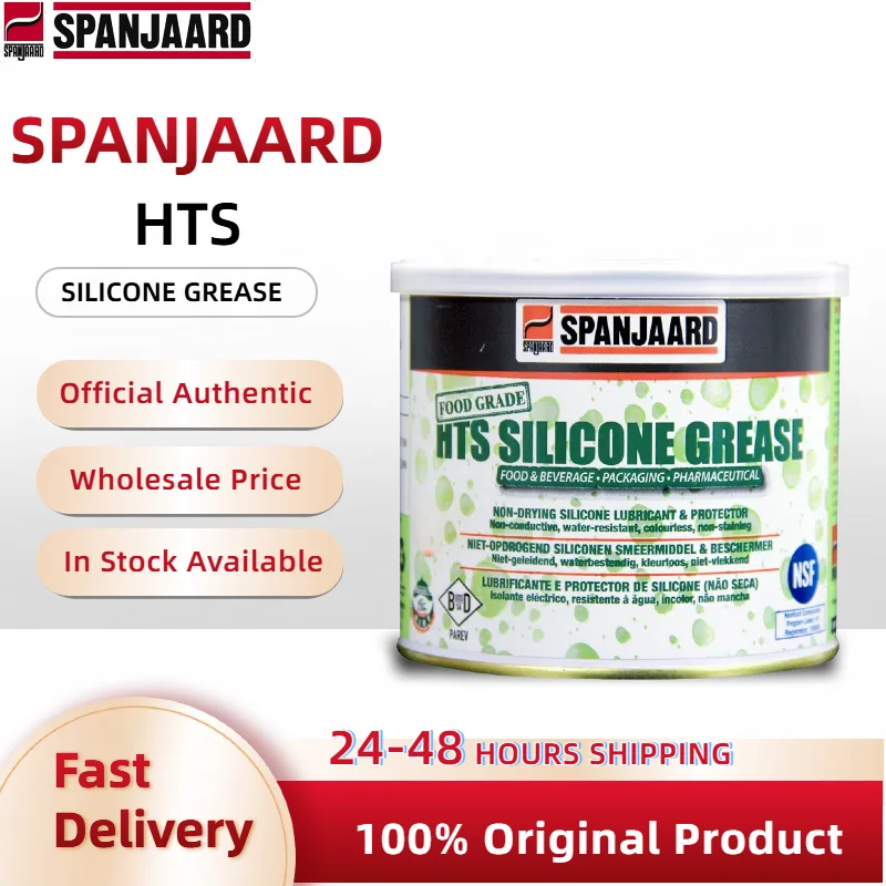 

Оригинальная силиконовая смазка SPANJAARD HTS, пищевая водостойкая изоляционная силиконовая смазка 500 г