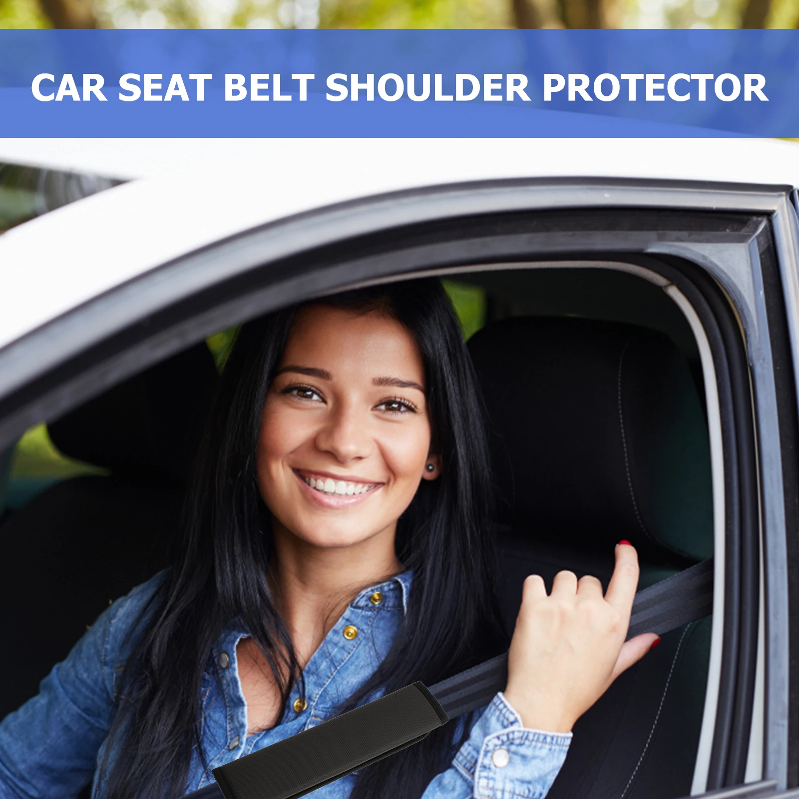 

Car Cover Protector Pad Durable Shoulder Cushion Easy Install Driving Supplies SUV Baby Bag Luggage