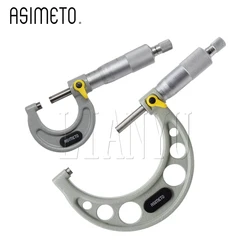 German ASIMETO Outside micrometer High precision outer diameter wall thickness caliper thread micrometer thickness gauge 50-300