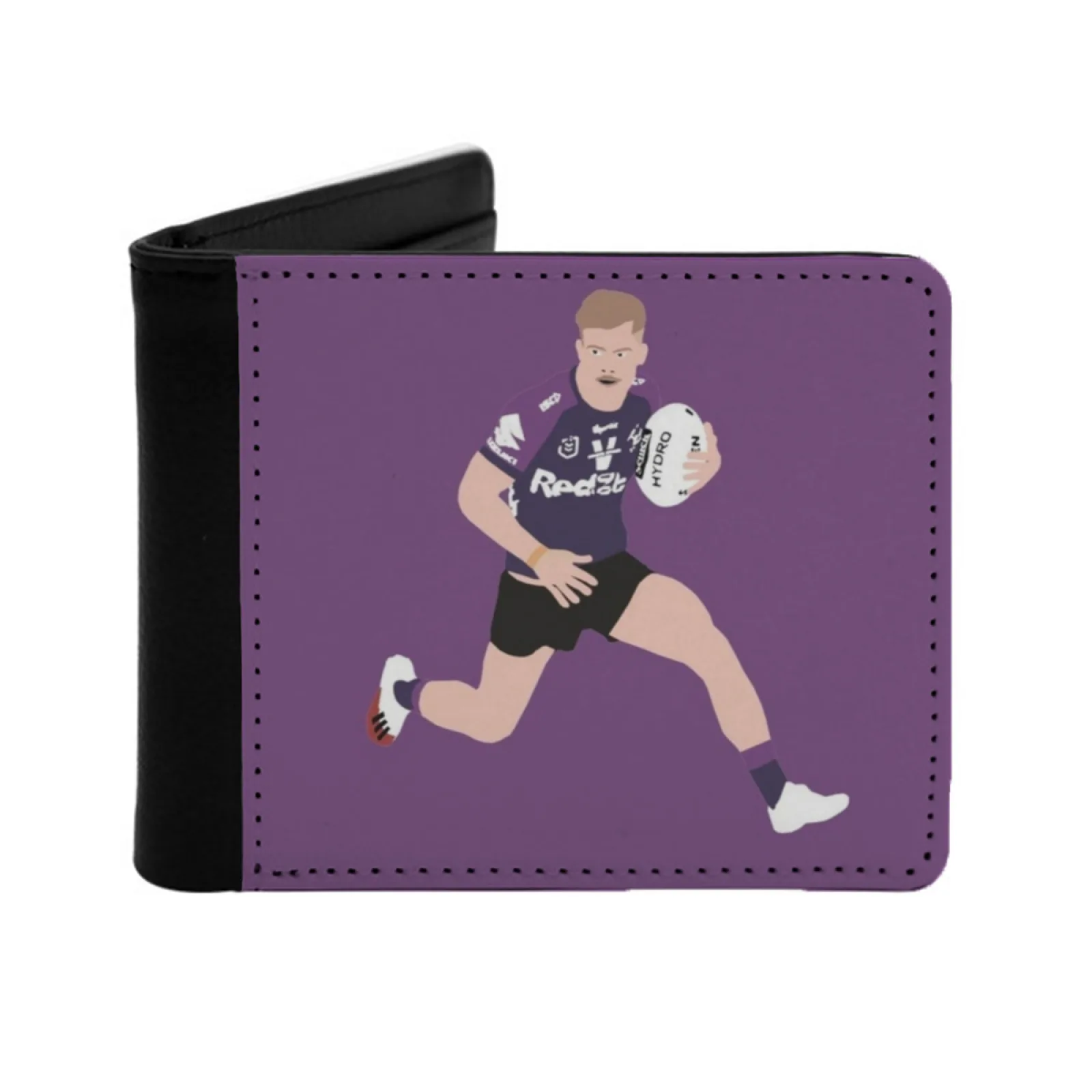 

Ryan Papenhuyzen Melbourne Storms Мужской кожаный кошелек Держатели для кредитных карт/Id Вставки Сумка для денег Мужские короткие кошельки State Of Origin