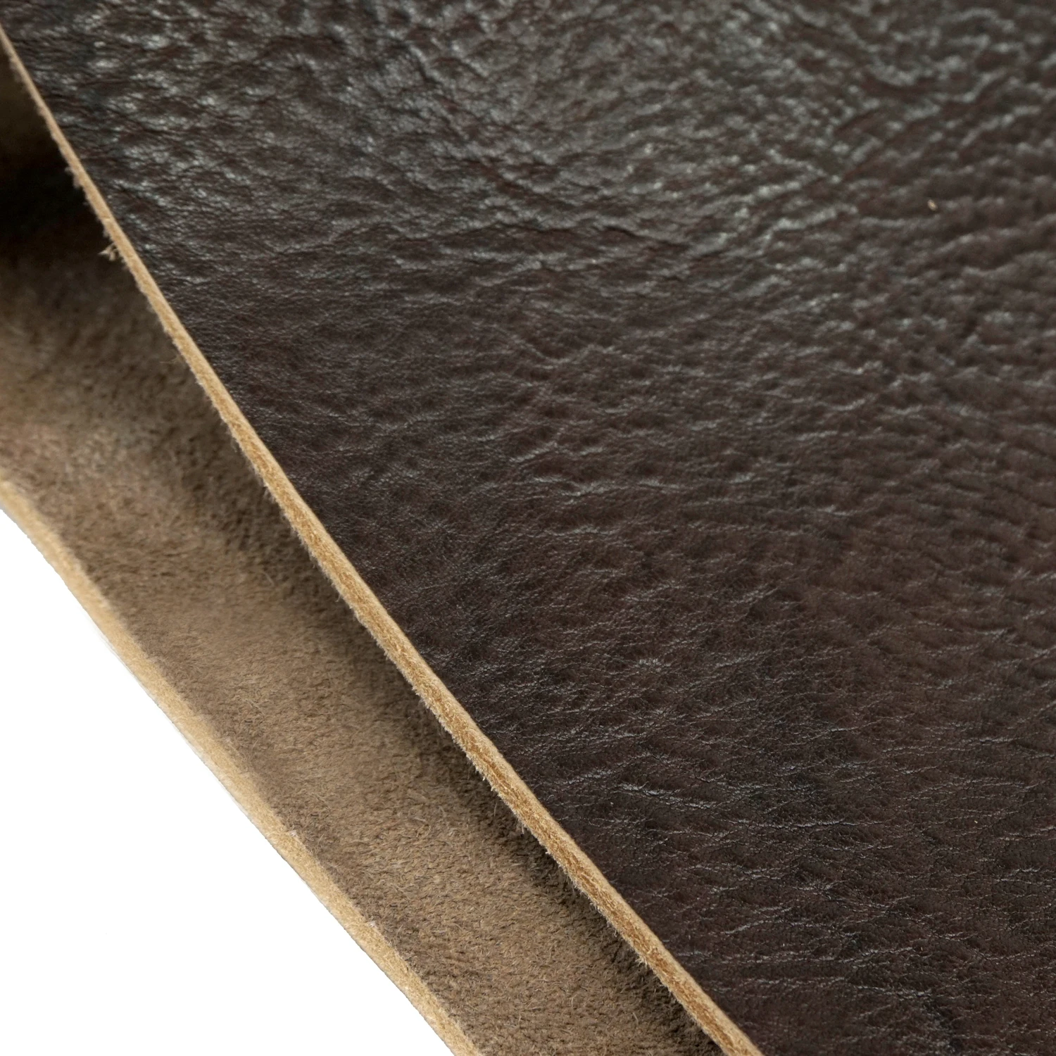 4.0-4.5mm Thick Genuine Leather Cow Pieces Leathercraft Brown Leather